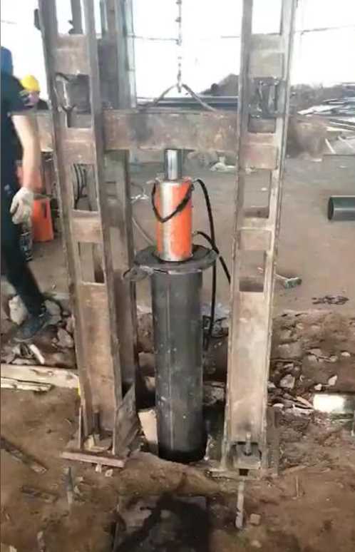 北京延庆县钢管桩加固